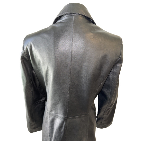 Pelle Studio Wilsons Leather Vintage Leather Blazer Jacket Size M - Picture 9 of 13